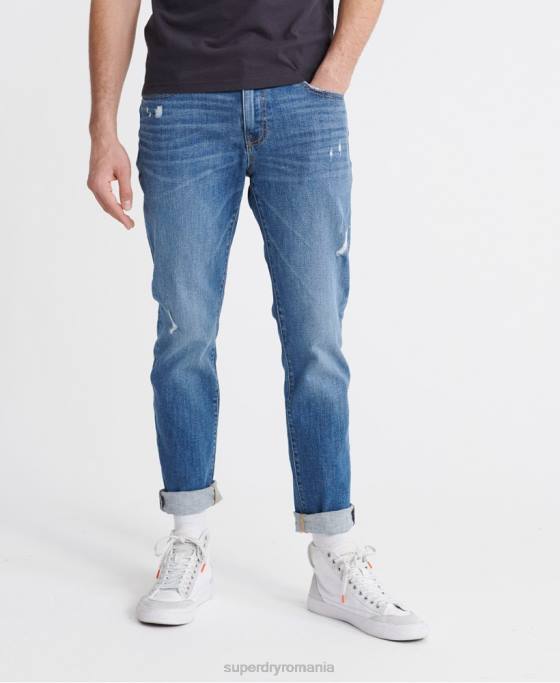 Superdry 03 blugi tyler slim îmbrăcăminte albastru deschis bărbați JX0Z1235
