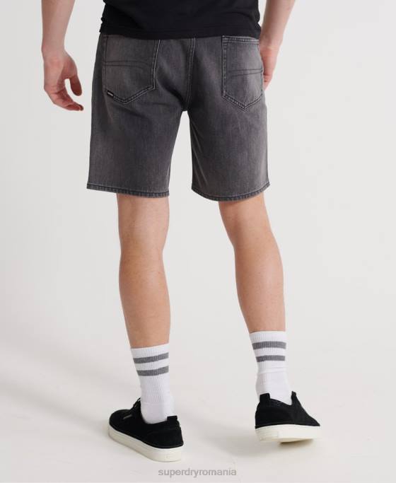 Superdry 05 pantaloni scurți conor conor îmbrăcăminte negru bărbați JX0Z370