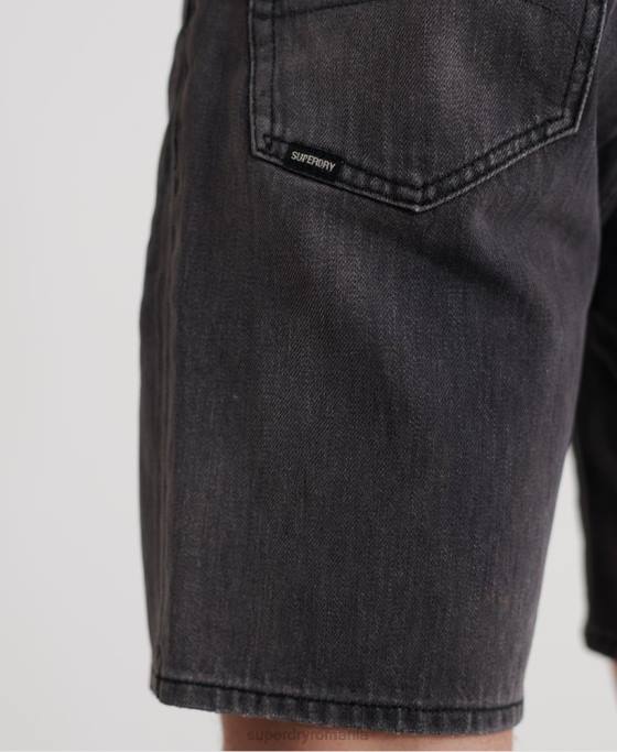 Superdry 05 pantaloni scurți conor conor îmbrăcăminte negru bărbați JX0Z370