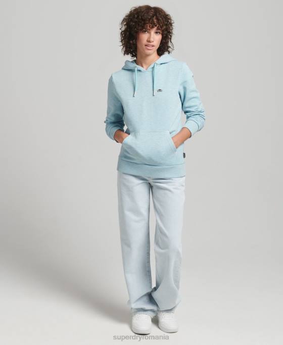Superdry Hanorac grafic teren anilor 90 îmbrăcăminte albastru deschis femei JX0Z5907