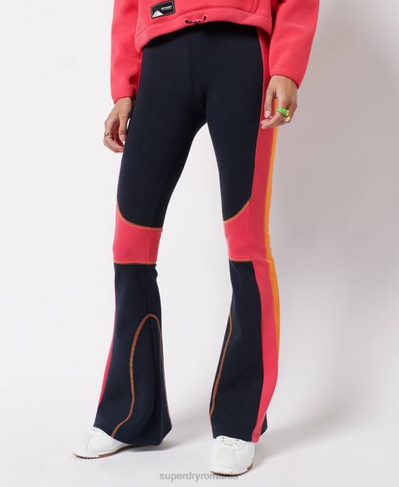 Superdry Jogger cu flare de munte îmbrăcăminte marina femei JX0Z3948