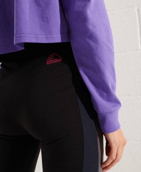 Superdry Jogger cu flare de munte îmbrăcăminte negru femei JX0Z3949