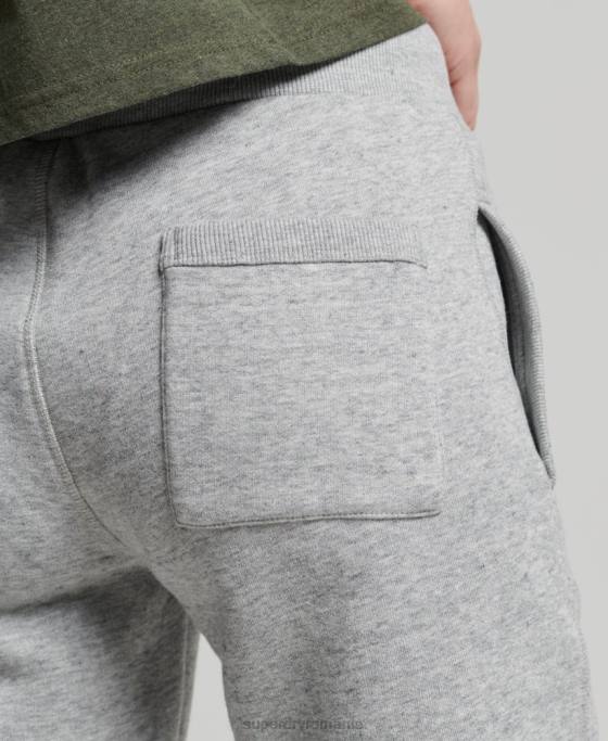 Superdry Joggeri colegiali în stil script vintage îmbrăcăminte gri femei JX0Z6578