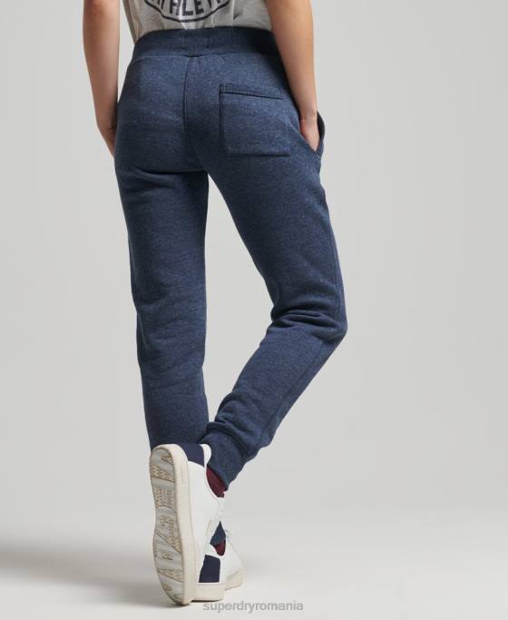 Superdry Joggeri colegiali în stil script vintage îmbrăcăminte marina femei JX0Z6714