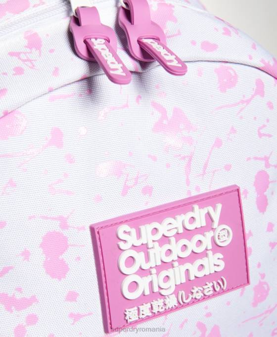 Superdry Rucsac montana cu schimbare de culoare editie print accesorii alb femei JX0Z4331