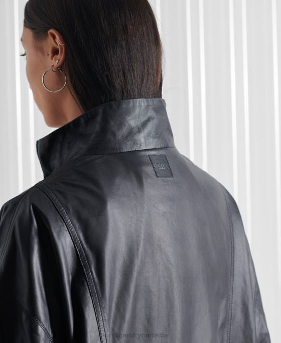 Superdry Trening top din piele sdx ediție limitată îmbrăcăminte negru femei JX0Z1193