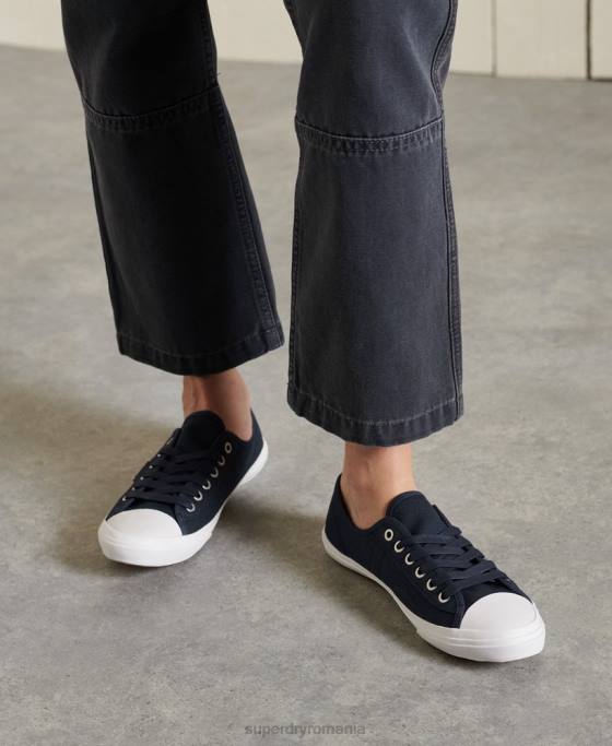 Superdry adidasi low pro clasici pantofi marina femei JX0Z4358