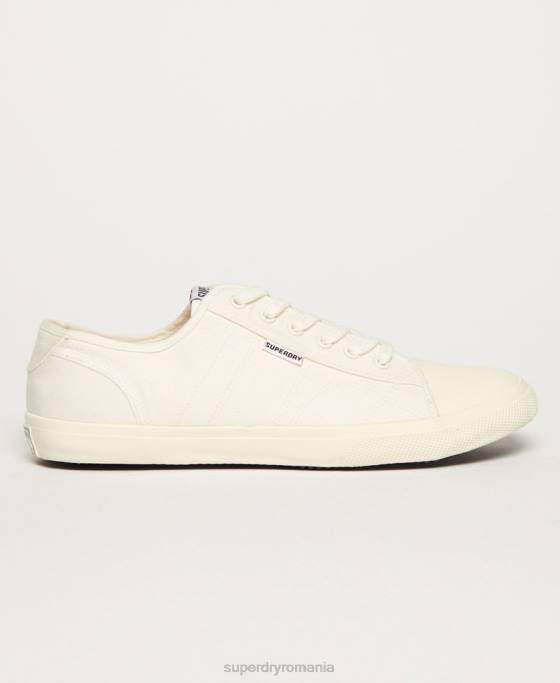 Superdry adidași vegani low pro clasici pantofi alb femei JX0Z2113