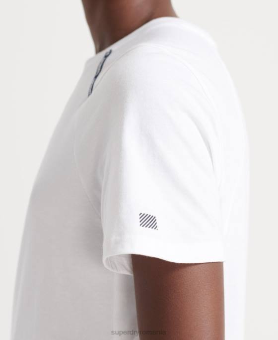 Superdry aleargă tricou cu mânecă scurtă îmbrăcăminte alb femei JX0Z6344