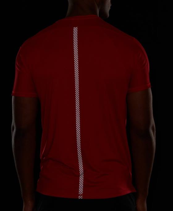 Superdry aleargă tricou cu mânecă scurtă îmbrăcăminte roșu bărbați JX0Z5395