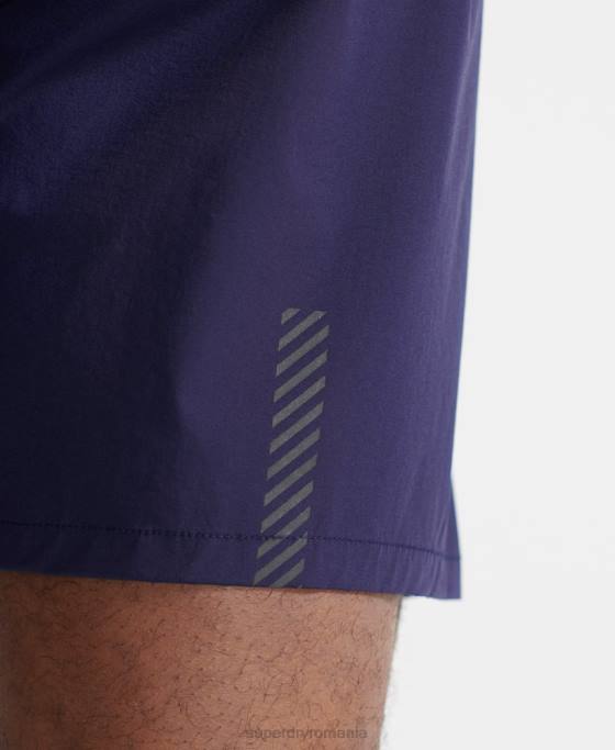 Superdry alergați pantaloni scurți premium îmbrăcăminte albastru bărbați JX0Z341