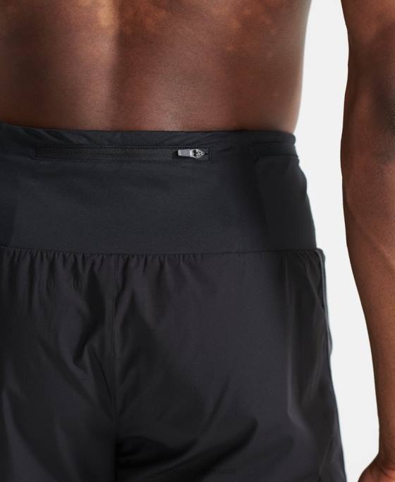 Superdry alergați pantaloni scurți premium îmbrăcăminte negru bărbați JX0Z5364