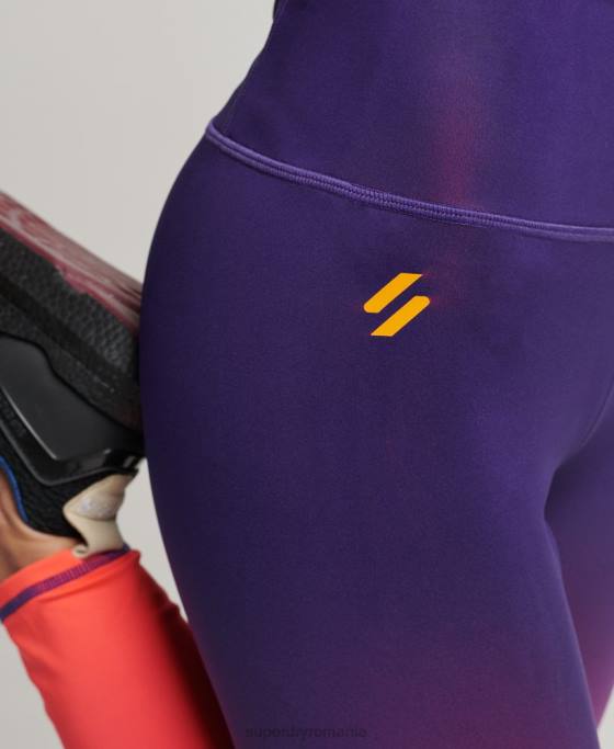 Superdry antrenarea jambierelor esențiale îmbrăcăminte albastru femei JX0Z4045