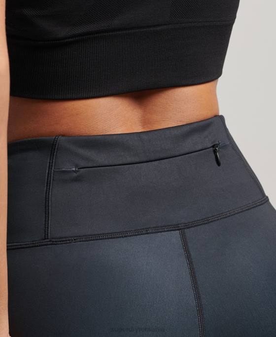 Superdry antrenarea jambierelor esențiale îmbrăcăminte negru femei JX0Z4053