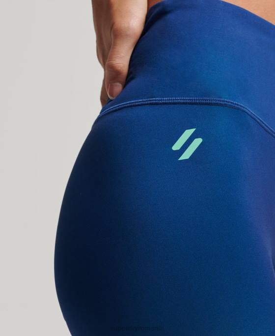 Superdry antrenarea jambierelor esențiale îmbrăcăminte turcoaz femei JX0Z4050