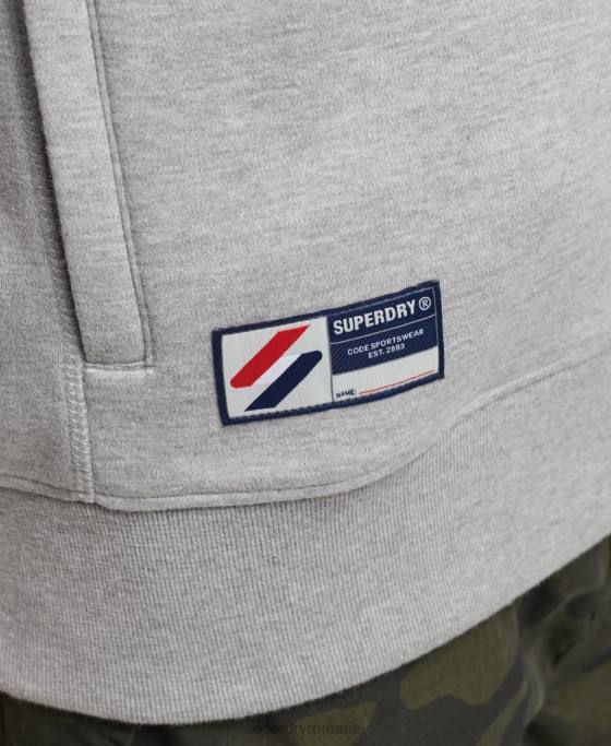 Superdry bandă superioară îmbrăcăminte gri bărbați JX0Z5016