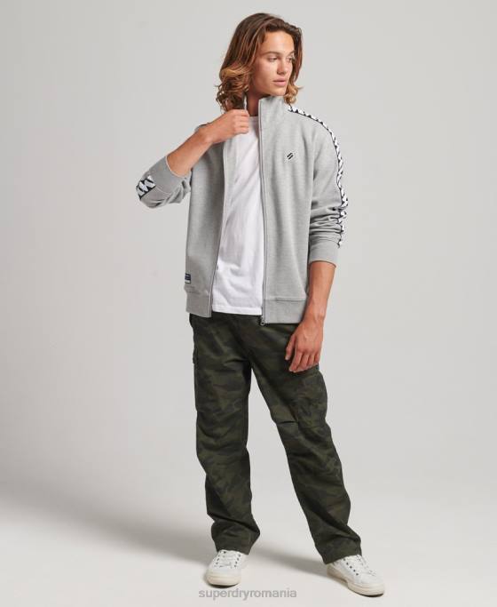 Superdry bandă superioară îmbrăcăminte gri bărbați JX0Z5016