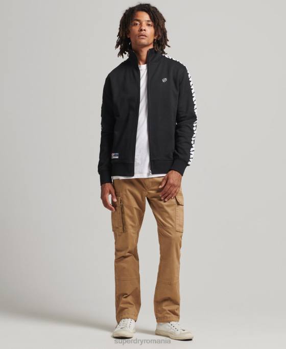 Superdry bandă superioară îmbrăcăminte negru bărbați JX0Z518