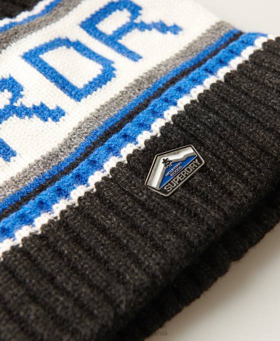 Superdry beanie cu logo accesorii negru bărbați JX0Z1839