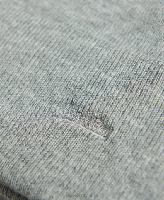 Superdry beanie cu logo esențial accesorii argint femei JX0Z1688