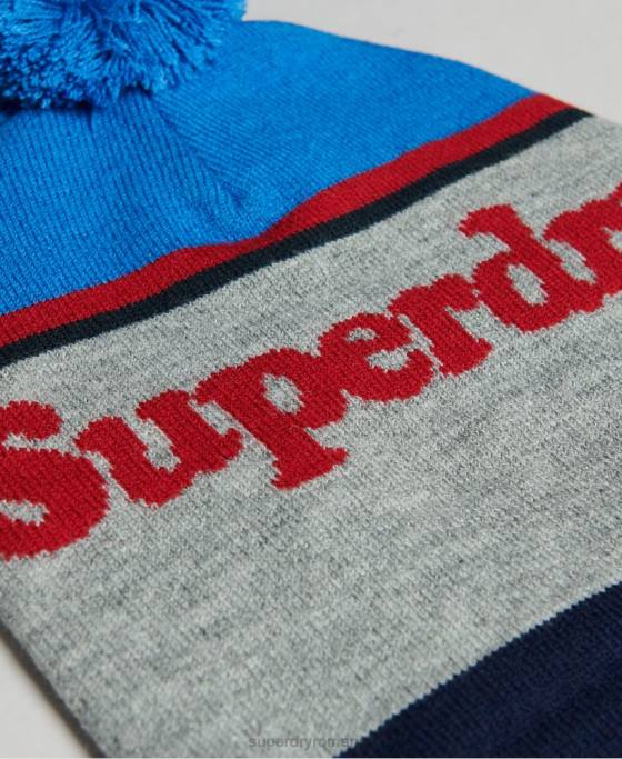Superdry beanie cu logo esențial accesorii marina femei JX0Z4233