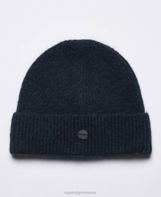 Superdry beanie de lux accesorii marina femei JX0Z6612
