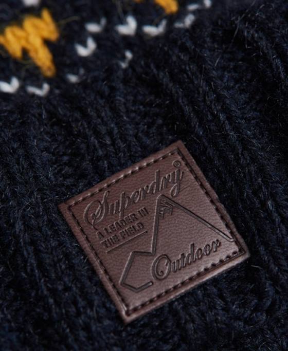 Superdry beanie intarsia accesorii marina femei JX0Z6621