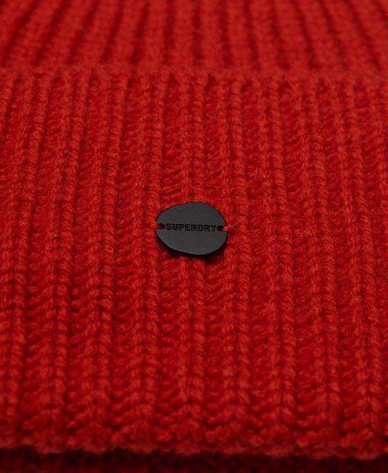 Superdry beanie premium cu nervuri studios accesorii portocale bărbați JX0Z1784