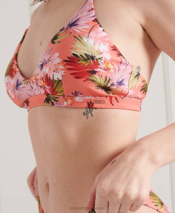 Superdry bikini pentru surf top îmbrăcăminte roz femei JX0Z6637