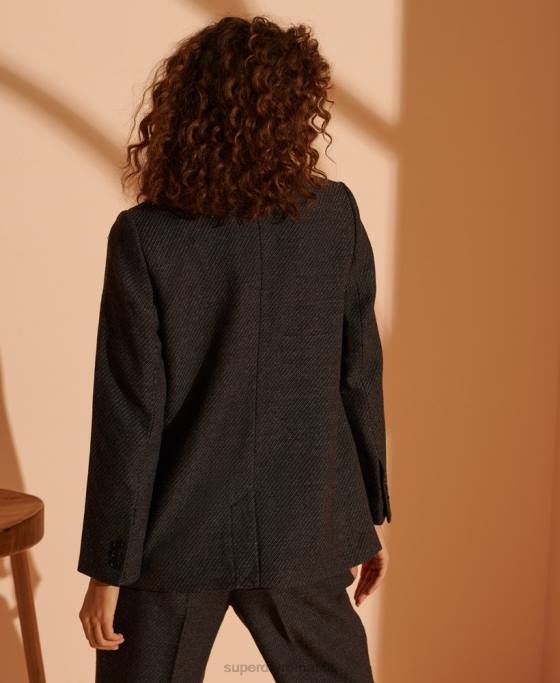 Superdry blazer din lână ediție limitată îmbrăcăminte negru femei JX0Z5475