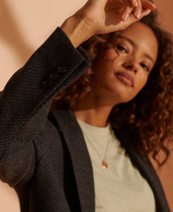 Superdry blazer din lână ediție limitată îmbrăcăminte negru femei JX0Z5475