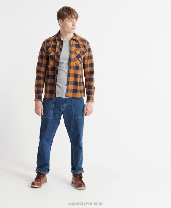 Superdry blugi lionel easy fatigue îmbrăcăminte albastru bărbați JX0Z1233