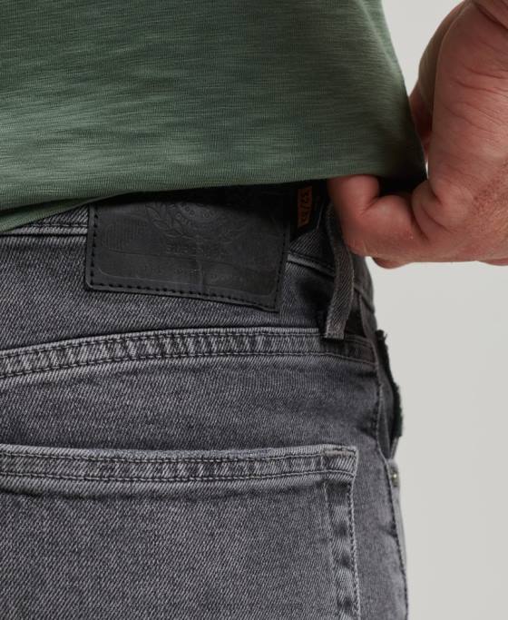 Superdry blugi subțiri din bumbac organic îmbrăcăminte gri bărbați JX0Z1230