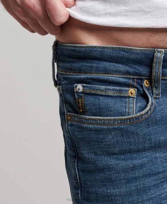 Superdry blugi vintage skinny îmbrăcăminte albastru bărbați JX0Z1218