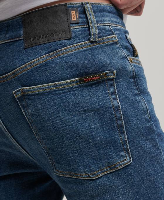 Superdry blugi vintage skinny îmbrăcăminte albastru bărbați JX0Z1218