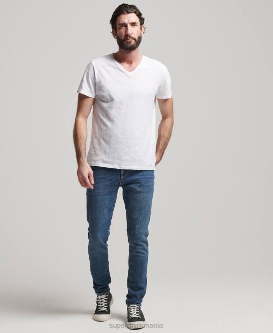Superdry blugi vintage skinny îmbrăcăminte albastru bărbați JX0Z1218