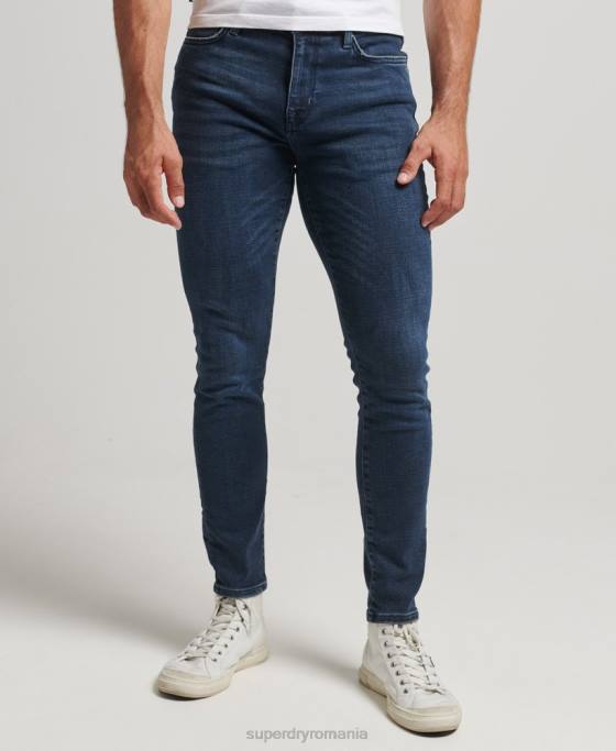 Superdry blugi vintage skinny îmbrăcăminte albastru inchis bărbați JX0Z1206