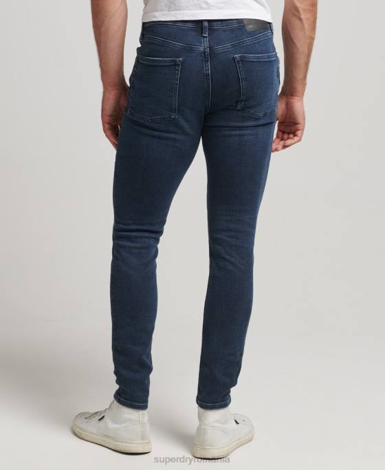 Superdry blugi vintage skinny îmbrăcăminte albastru inchis bărbați JX0Z1206