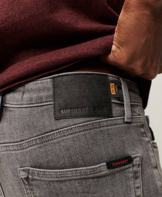 Superdry blugi vintage skinny îmbrăcăminte gri bărbați JX0Z1213