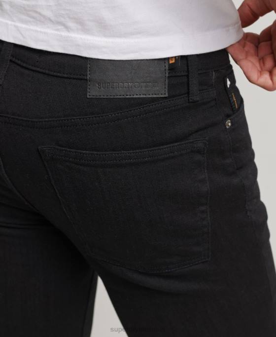 Superdry blugi vintage skinny îmbrăcăminte negru bărbați JX0Z1210