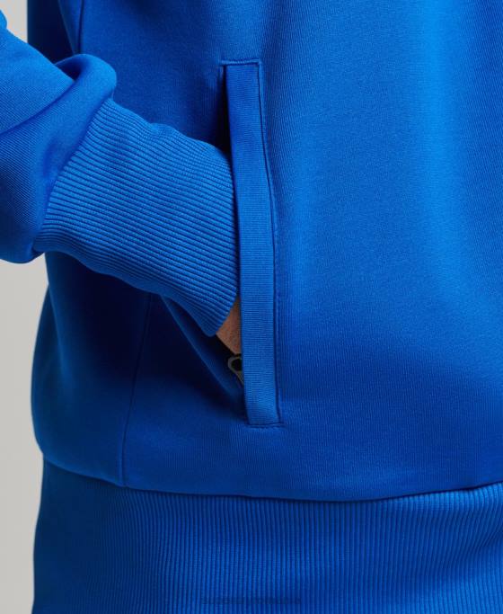 Superdry bluză vintage cu fermoar îmbrăcăminte albastru bărbați JX0Z822