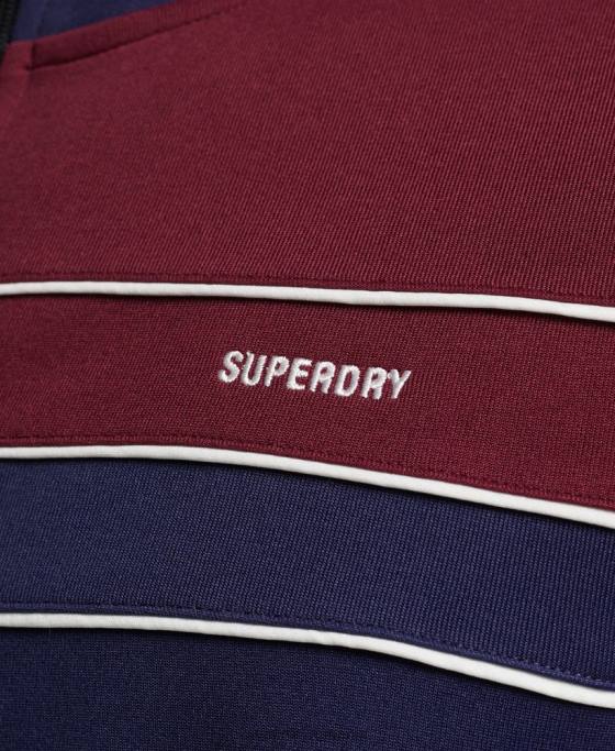 Superdry bluză vintage cu fermoar îmbrăcăminte marina bărbați JX0Z834