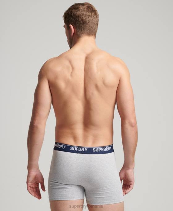 Superdry boxer din bumbac organic pachet dublu îmbrăcăminte galben bărbați JX0Z1749