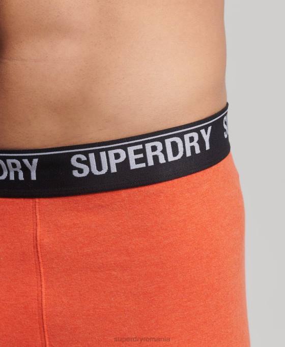 Superdry boxeri din bumbac organic pachet triplu îmbrăcăminte multi bărbați JX0Z1605