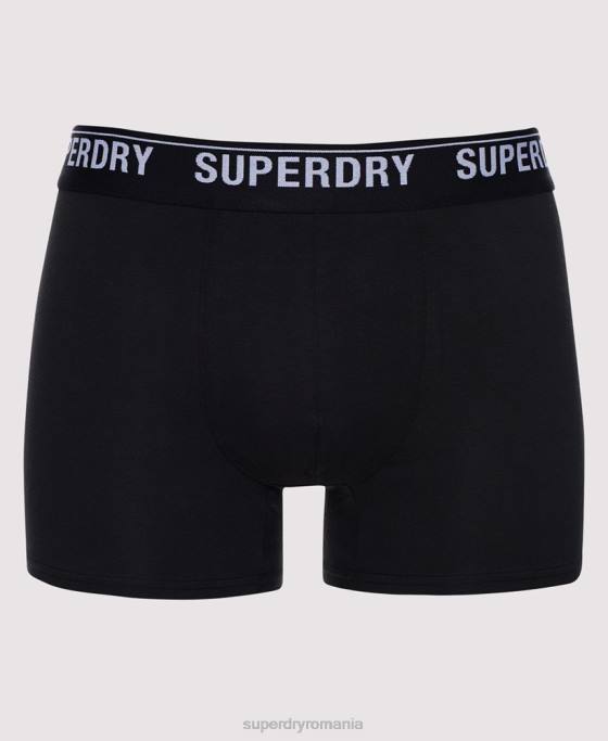 Superdry boxeri din bumbac organic pachet triplu îmbrăcăminte multi bărbați JX0Z1605