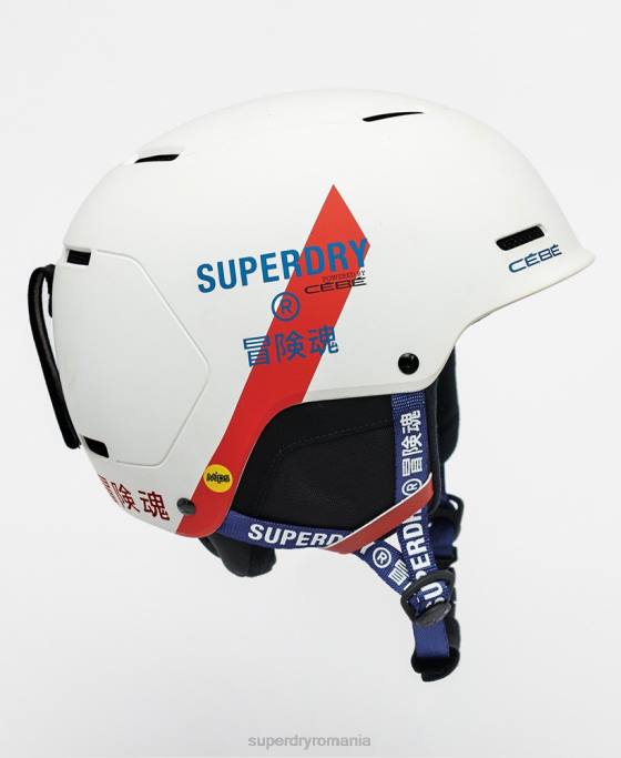 Superdry casca cebe pow mips accesorii alb bărbați JX0Z1396