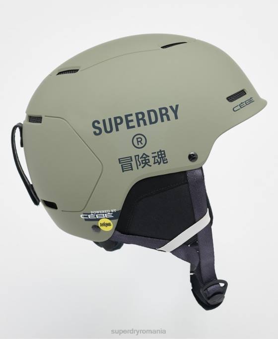 Superdry casca cebe pow mips accesorii verde bărbați JX0Z1398