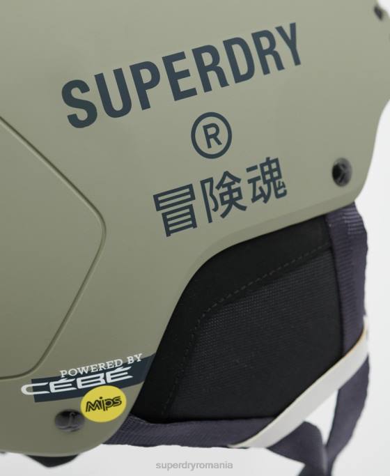 Superdry casca cebe pow mips accesorii verde bărbați JX0Z1398