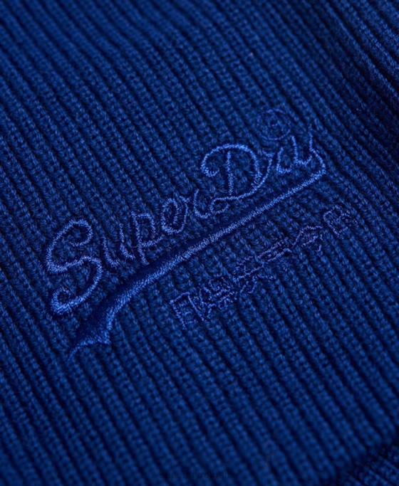 Superdry cască clasică cu logo vintage accesorii albastru bărbați JX0Z1810