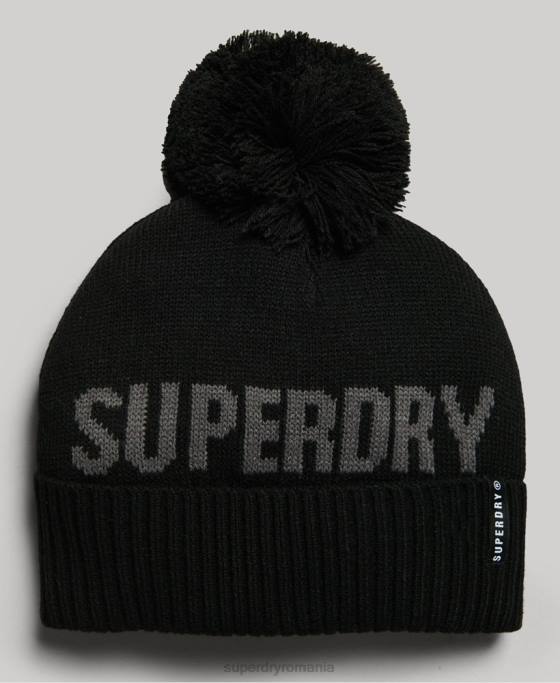 Superdry cască de zăpadă accesorii negru femei JX0Z4108